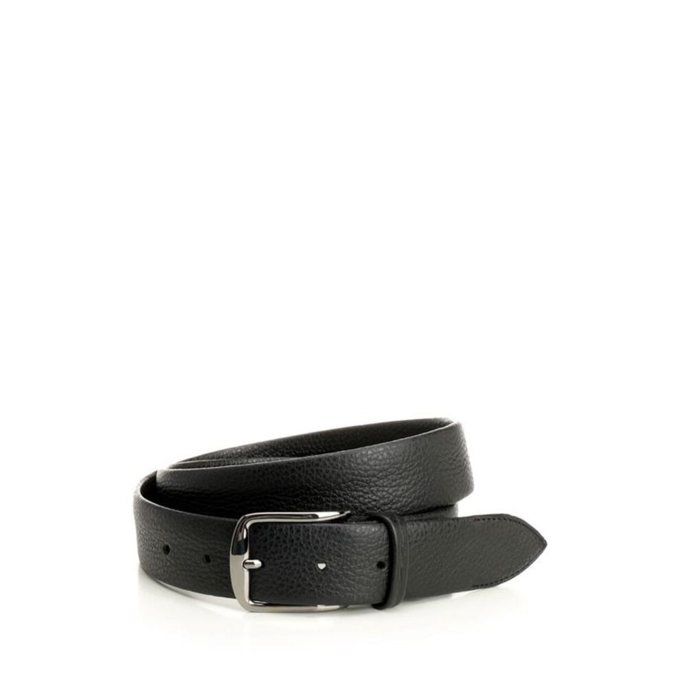 Al Duca D'aosta Men Hammered Leather Belt